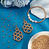   Rack 600Pcs Plating Brass Beads KK-PH0005-34B-G-2