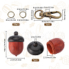 SUNNYCLUE DIY Keychain Making Kit DIY-SC0023-88-2