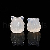 Natural Yan Yuan Agate Carved Nine-Tailed Fox Beads PW-WGF640A-01-4