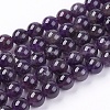Natural Amethyst Beads Strands G-S030-2