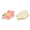 Alloy Enamel Pendants ENAM-S126-116-NR-3