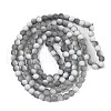 Frosted Crackle Glass Beads Strands X1-GLAA-U001-8mm-M06-3