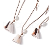 Mother's Day Jewellery Summer Beach Natural Cultured Freshwater Pearl & Natural Shell Pendant Necklaces NJEW-JN05100-03-1