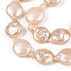 Natural Keshi Pearl Beads Strands PEAR-S018-02B-1-5