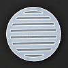 Flat Round Silicone Cup Mat Molds DIY-I065-06-3