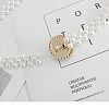 Alloy Crystal Rhinestone & Plastic Imitation Pearl Beaded Waist Belly Chains for Women FS-WG4F3BE-01-5