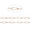 Ion Plating(IP) 304 Stainless Steel Paperclip Chains CHS-F010-01B-RG-1