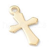 304 Stainless Steel Tiny Cross Charms STAS-H149-05G-1