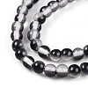 Baking Painted Transparent Glass Beads Strands DGLA-N011-4mm-10-3