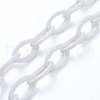 Personalized ABS Plastic Cable Chain Necklaces NJEW-JN03310-07-3