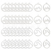 ARRICRAFT 30Pcs 2 Styles 201 Stainless Steel Pendants STAS-AR0001-69-1