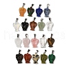 Natural & Synthetic Mixed Gemstone Pendants G-B127-10P-2