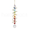 Spiral Alloy Hanging Ornaments HJEW-Q012-01B-1