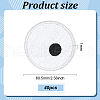 40Pcs Eye Non-woven Fabric Iron on/Sew On Patches PATC-FG0001-83-2