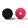 Rubberized Style Imitated Silicone Acrylic Beads MACR-T048-01C-03-2