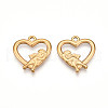 304 Stainless Steel Pendants STAS-N109-40G-1