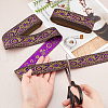 Ethnic Style Embroidery Polyester Ribbons OCOR-WH0070-10F-07-3