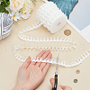 BENECREAT 1Bundle Polyester Elastic Button Looping Trim OCOR-BC0006-93B-3
