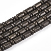 Natural Pyrite Beads Strands G-N346-03A-01-2