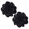 Polyester Flower Brooches JEWB-WH0021-54A-1
