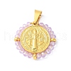 304 Stainless Steel Pendants KK-K399-01G-2