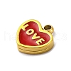 304 Stainless Steel Enamel Charms STAS-S163-11G-2