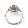 304 Stainless Steel Hollow Out Sun Finger Ring for Women RJEW-K239-09P-2