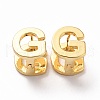 Initial Hoop Earrings for Women EJEW-P194-01G-G-1