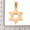304 Stainless Steel Rhinestone Pendants STAS-U021-02G-3