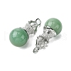 Natural Green Aventurine Pendants G-C114-04P-13-2
