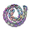 Electroplate Glass Beads Strands EGLA-T025-03D-2