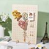 Wood Vertical Earring Display Stands EDIS-WH0016-047-5