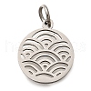 304 Stainless Steel Charms STAS-Z119-02P-1