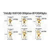 30Pcs 6 Styles 304 Stainless Steel Lobster Claw Clasps STAS-TA0001-83G-21