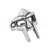 Titanium Steel Gothic Mask Finger Ring for Men Women RJEW-WH0001-12A-1