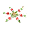 Glass Pendants PALLOY-JF03159-3