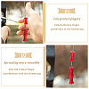  12 Sets 3 Colors Silicone Finger Tab AJEW-NB0006-35-4