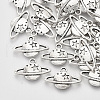 Tibetan Style Alloy Universe Space Charms TIBEP-S319-013AS-RS-2