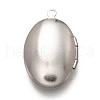 316 Stainless Steel Locket Pendants X-STAS-O135-05P-2