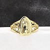 Brass Cuff Rings for Women RJEW-U051-03A-G-1