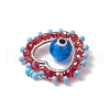 Glass Beads Pendants PALLOY-MZ00654-04-4