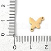 304 Stainless Steel Connector Charms STAS-P383-01A-G-3