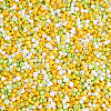 Opaque Glass Round Seed Beads GLAA-TAC0025-07A-07-10