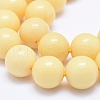 Natural Yellow Jade Beads Strands G-D0010-02-10mm-3