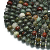 Natural African Bloodstone Beads Strands G-P573-B13-01-3