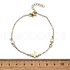 304 Stainless Steel Butterfly Link Bracelets BJEW-C098-01C-G-5