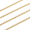 Matte Style Brass Handmade Beaded Chains CHC-L044-02MG-2