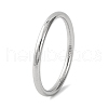 Plain 304 Stainless Steel Bangles for Women BJEW-B104-33A-P-1