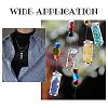   8Pcs 8 Style Alloy & Glass Wish Bottle Pendants G-PH0001-45-5