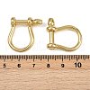 Brass D-Ring Anchor Shackle Clasps KK-A257-08G-3